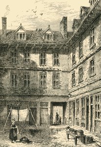 Goldsmiths House, Green Arbour Court, um 1800, ca. 1872 von Unbekannt