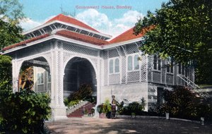 Regierungshaus, Bombay, Indien, frühes 20. Jahrhundert