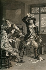 Gouverneur Stuyvesant zerstört die Aufforderung zur Kapitulation, 1877 von Unbekannt