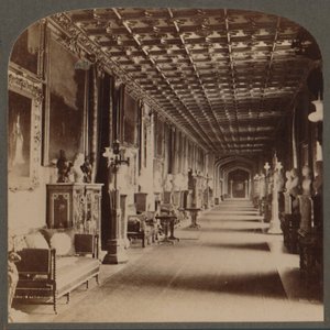 Großer Korridor, Windsor Castle, England, ca. 1910