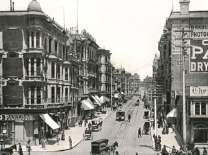 Grant Avenue Blick nach Norden von der Market Street, San Francisco, USA, 1895 von Unbekannt