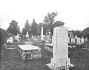 Gräber von Jonathan Edwards und Aaron Burr, Princetown, New Jersey, USA, ca. 1900 von Unbekannt