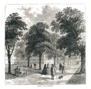 Grays Inn Gardens von Unbekannt