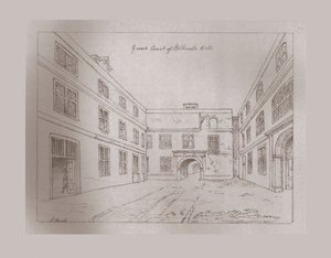Großer Hof von Blackwell Hall, 1886 von Unbekannt