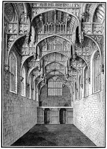 Große Halle, Hampton Court Palace, London, 1893 von Unbekannt