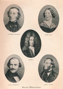 Große Musiker - Platte V., 1895 von Unbekannt