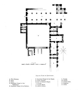 Grundriss von Dryburgh, 1897
