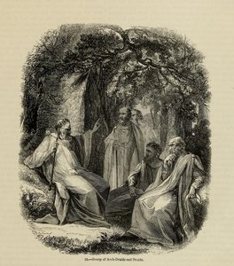 Gruppe von Erz-Druiden und Druiden aus dem Buch Old England: A Pictorial Museum, 1845