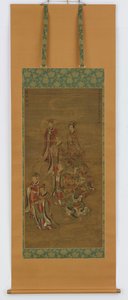 Gruppe von Deva und Devi, Nanbokucho-Periode, 14.-15. Jahrhundert