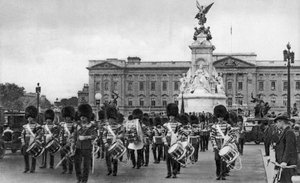Wachen in The Mall, London, frühes 20. Jahrhundert