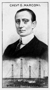 Guglielmo Marchese Marconi, italienischer Elektroingenieur, ca. 1924 von Unbekannt