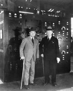 Guglielmo Marconi und David Sarnoff, 1933
