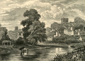 Guildford. Vom Fluss, 1898 von Unbekannt