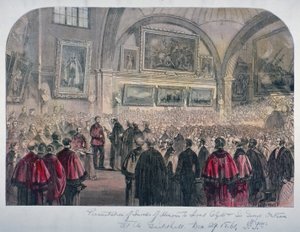 Guildhall-Ratssaal, City of London, 1861