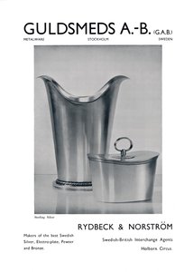 Guldsmeds A.-B. G.A.B. - Sterlingsilber - Rydbeck & Norström, 1939 von Unbekannt