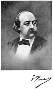 Gustave Flaubert, französischer Romanautor, 19. Jahrhundert
