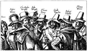 Guy Fawkes und die Schießpulver-Verschwörer, 1605