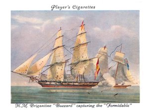 H.M. Brigantine Buzzard erobert die Formidable, 1936 von Unbekannt