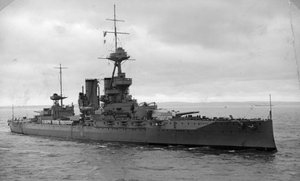 HMS Iron Duke, britisches Schlachtschiff, ca. 1936-1937