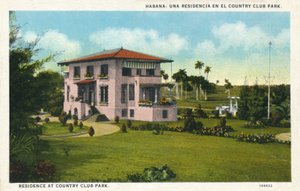 Habana: Eine Residenz im Country Club Park, ca. 1910 von Unbekannt