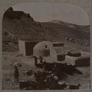 Gasthaus auf halbem Weg der Reise nach Jericho, ca. 1900