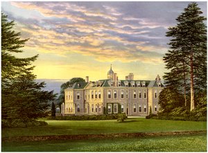Hanbury Hall, Worcestershire, Heimat der Familie Vernon, ca. 1880