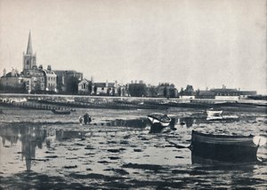 Harwich - Der Strand bei Ebbe, 1895
