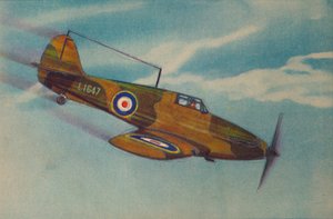 Hawker Hurricane Jagdflugzeug, ca. 1944