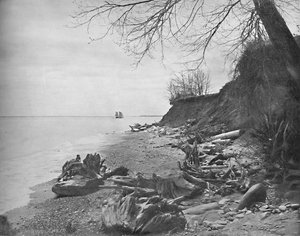 Kurs auf das Ufer, Michigansee von Unbekannt