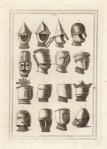 Helme von den großen Siegeln der Könige und Barone von Unbekannt