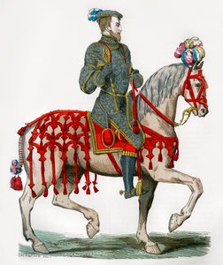 Heinrich II. von Frankreich als Hauptmann der leichten Kavallerie, 16. Jahrhundert
