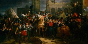 Heinrich IV. von Frankreich zieht in Paris ein, 22. März 1594, 19. Jahrhundert