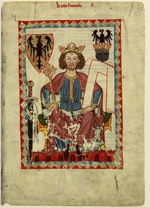 Heinrich VI 1165-1197, Heiliger Römischer Kaiser aus dem Codex Manesse von Unbekannt