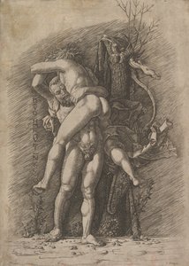 Herkules und Antäus, ca. 1497 von Unbekannt