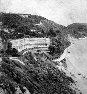 Hesketh Crescent, Torquay, Devon, frühes 20. Jahrhundert