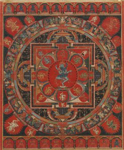 Hevajra Mandala, 15. Jahrhundert von Unbekannt