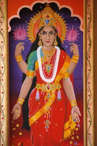 Hindu-Göttin Laxmi, London, Großbritannien von Unbekannt