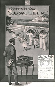 His Masters Voice Werbung, 1911