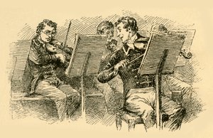 Sein geschicktes Spiel erregte die Aufmerksamkeit des Anführers, 1907
