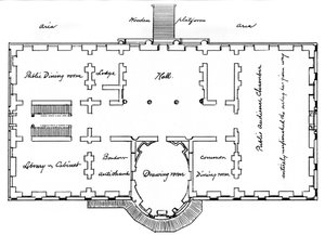 Hobans Originalpläne für das Weiße Haus