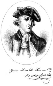 Horatio Gates, General des Amerikanischen Unabhängigkeitskrieges, um 1880 von Unbekannt