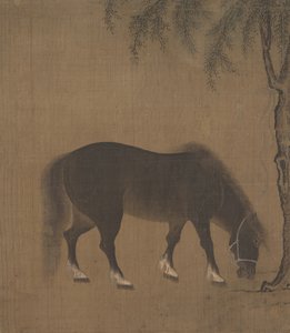 Pferd und Weidenbaum, frühes 15. Jahrhundert von Unbekannt