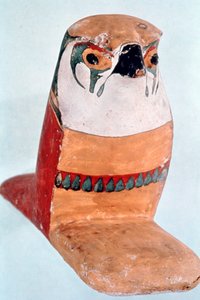 Horusfalke aus Theben, Ägypten, 13.-12. Jahrhundert v. Chr. von Unbekannt