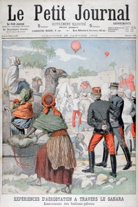 Heißluftballons überqueren die Sahara-Wüste, 1903