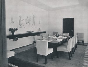 Haus in Bukarest - Das Esszimmer von Unbekannt