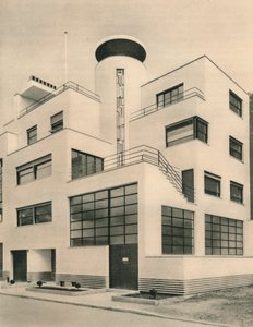 Haus von M. M. Joel und Jan Martel, Bildhauer, Rue Mallet-Stevens, Auteuil, ca. 1927