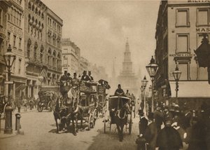Wie sich London verändert hat, seit Zylinder von Außenpassagieren getragen wurden, ca. 1900, ca. 1935 von Unbekannt