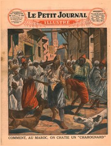Wie man in Marokko einen Müllsammler züchtigt, 1929 von Unbekannt