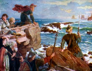 Wie die Dänen vor tausend Jahren den Kanal hinaufkamen, 1925