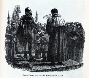 Hugh Capet leistet den Eid der Souveräne, 1882